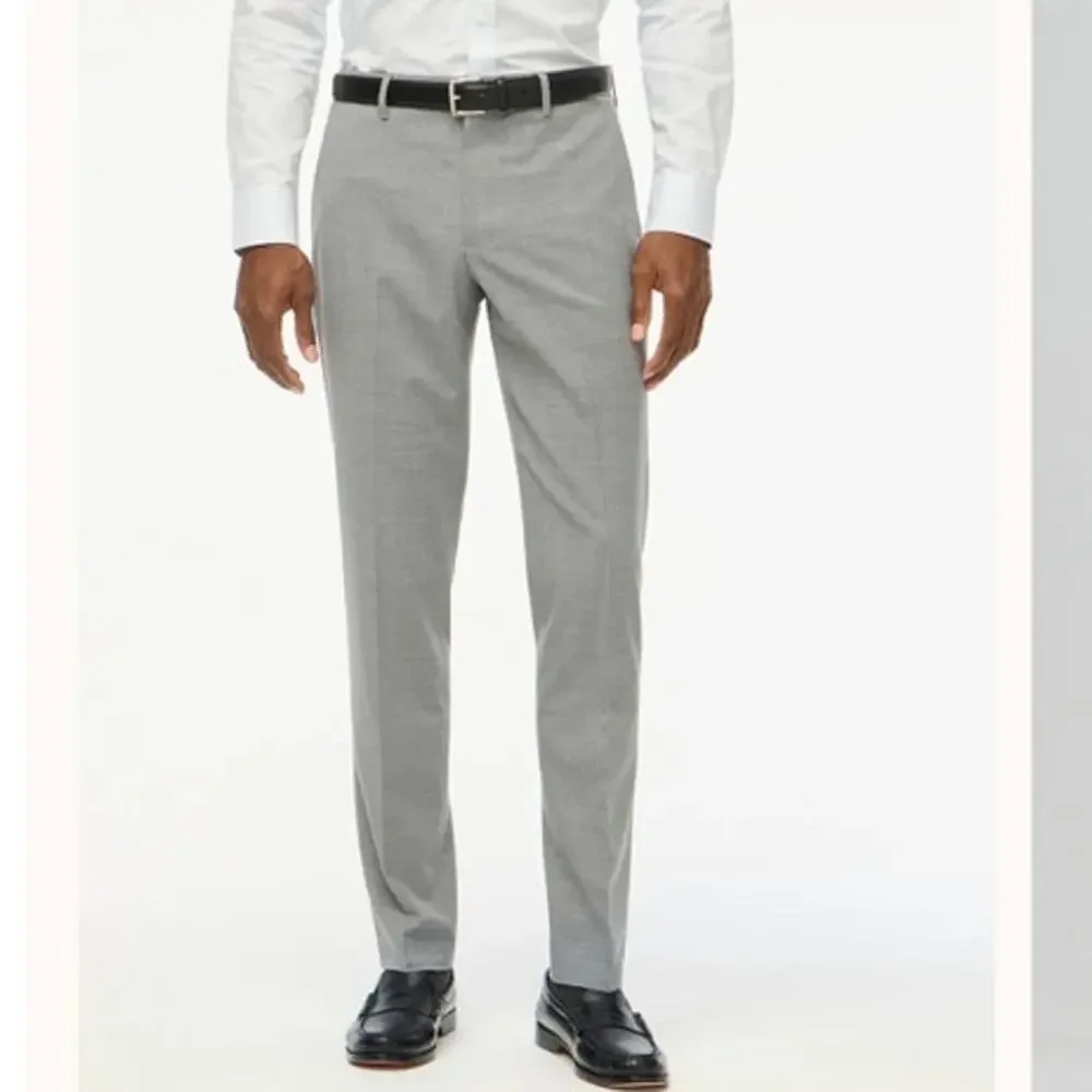 NWT J. Crew Thompson Suit Pant In Four-Season Wool Blend Gray 30/32